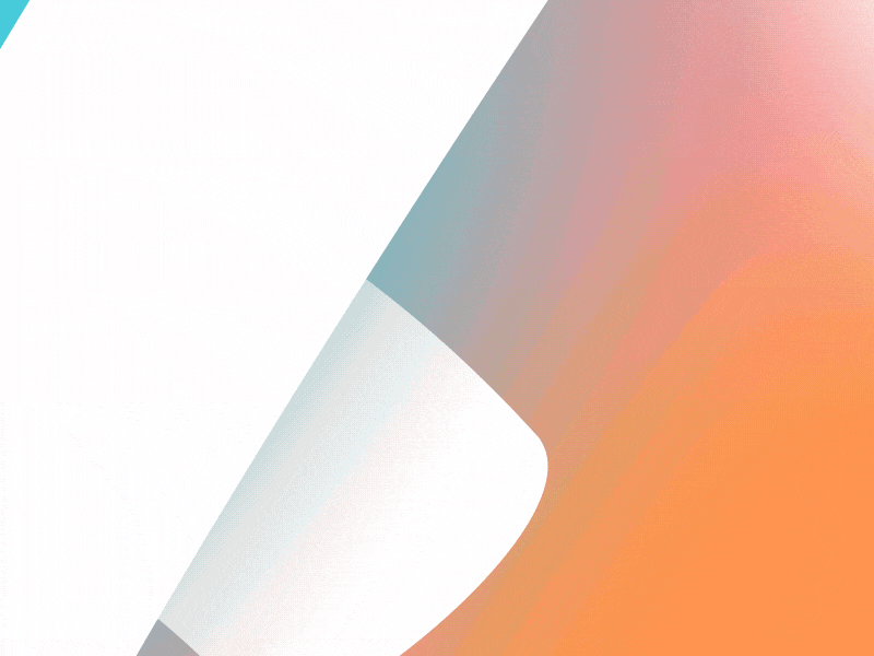 Braze animated gradient interface showing dynamic color transitions and smooth animations